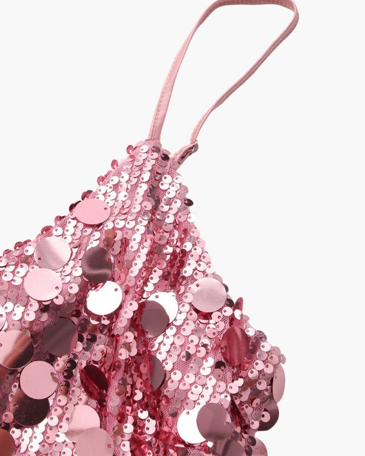 Vestido Corto de Lentejuelas para Fiesta