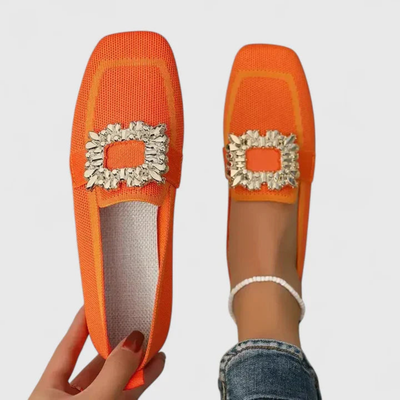 Mocasines Doris con Hebilla de Cristal