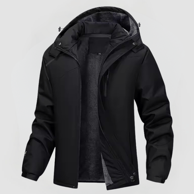 Chaqueta de Invierno Hendrik con Capucha y Cremallera