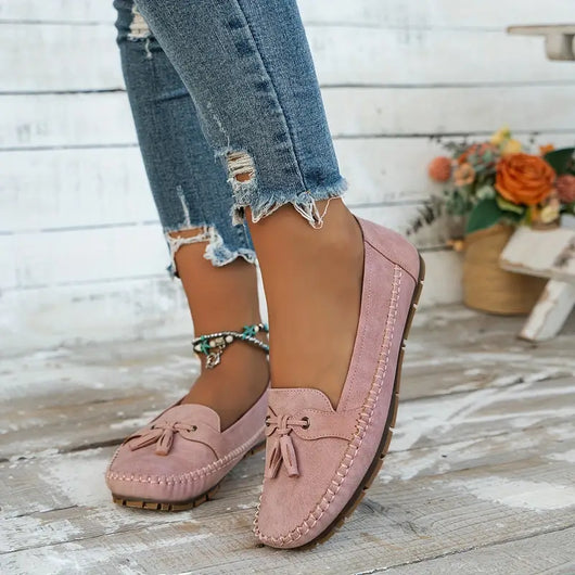Becky | Mocasines Sin Cordones de Piel Suave