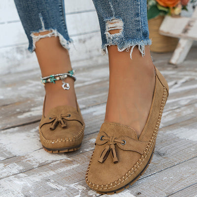 Becky | Mocasines Sin Cordones de Piel Suave