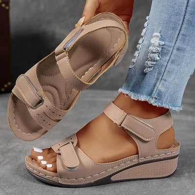 Nina | Sandalias con Tacón de Cuña