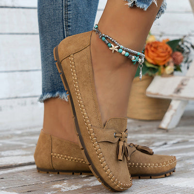 Becky | Mocasines Sin Cordones de Piel Suave