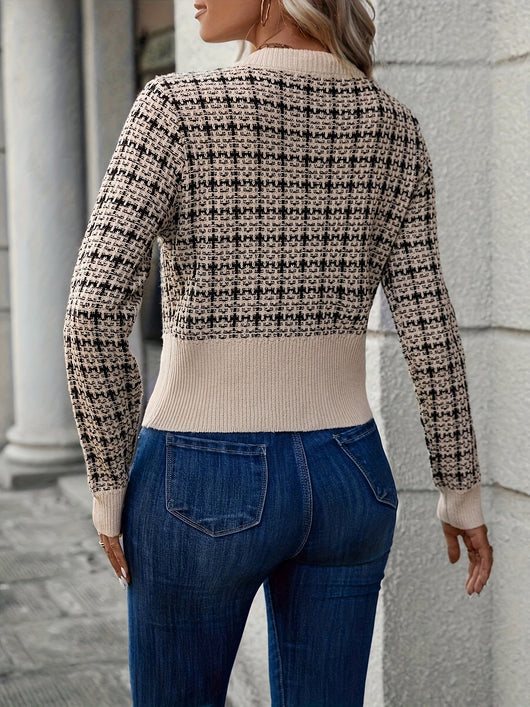 Cárdigan Elisa Corto de Tweed a la Moda