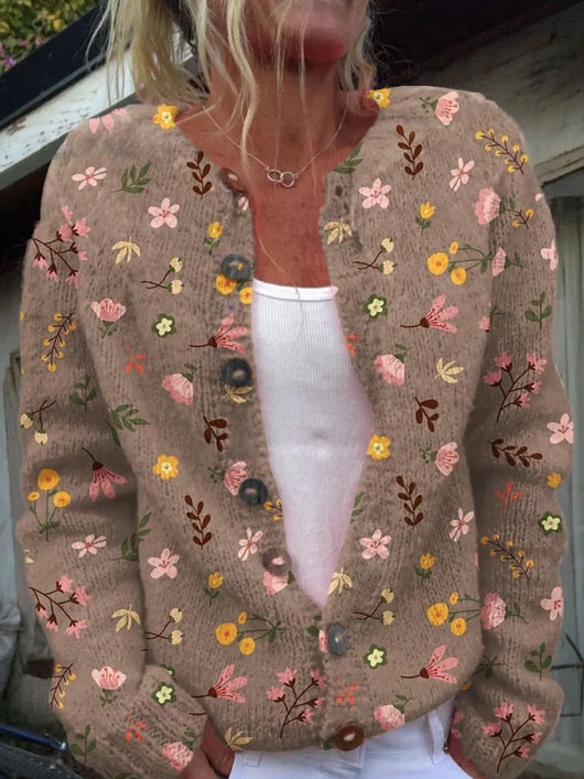 Cárdigan Lena Estampado con Botones