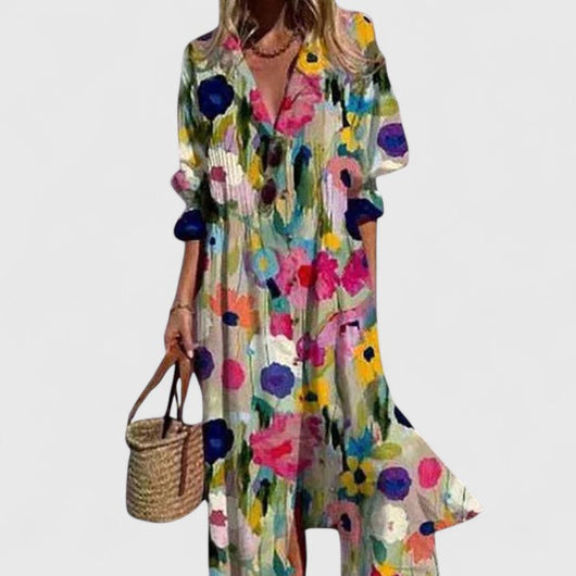 Paula | Vestido Boho Elegante