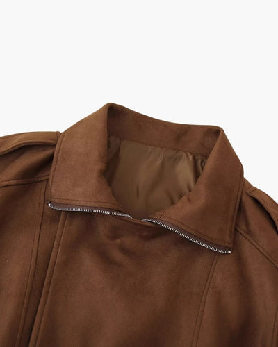 Chaqueta Vintage Efecto Ante