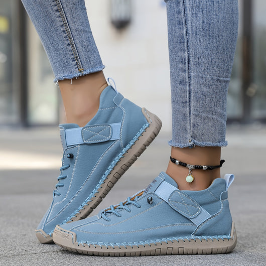 Zapatillas Andrea Casuales con Cordones y Plataforma