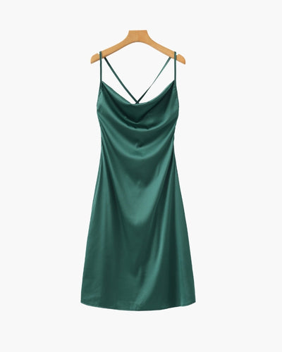 Vestido Lencero de Seda Old Money