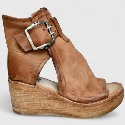 Jess | Sandalias de Cuña con Tira al Tobillo