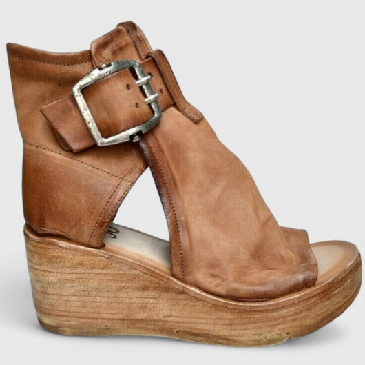 Jess | Sandalias de Cuña con Tira al Tobillo