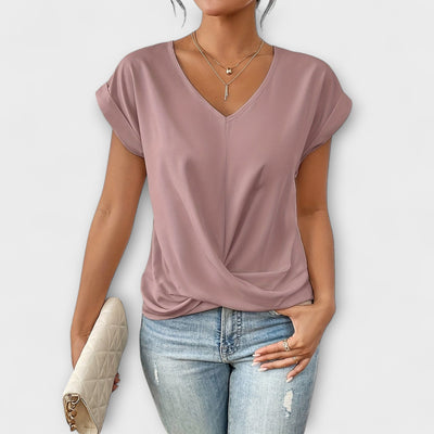 Carlinda | Top Elegante de Cuello en V