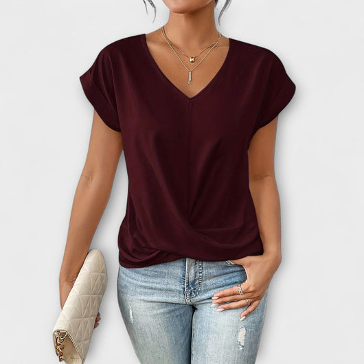 Carlinda | Top Elegante de Cuello en V