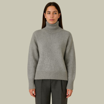 Jersey Martina de Cuello Alto en Lana Merino