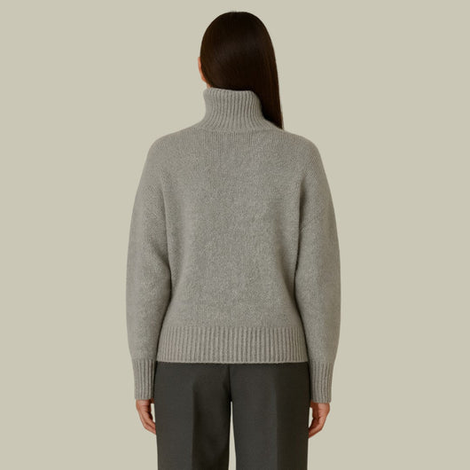 Jersey Martina de Cuello Alto en Lana Merino