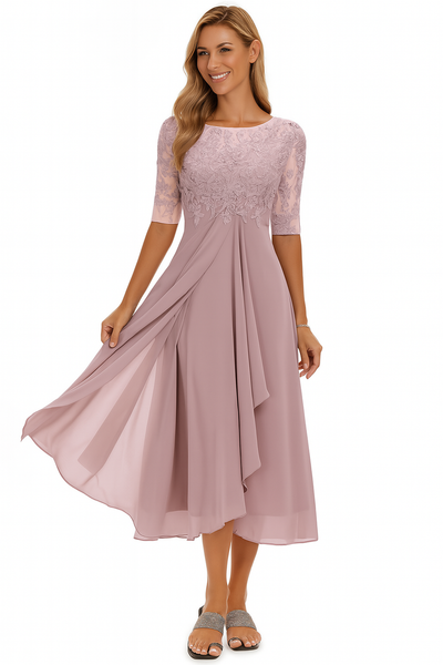 Vestido Midi Greta Evasé para Verano