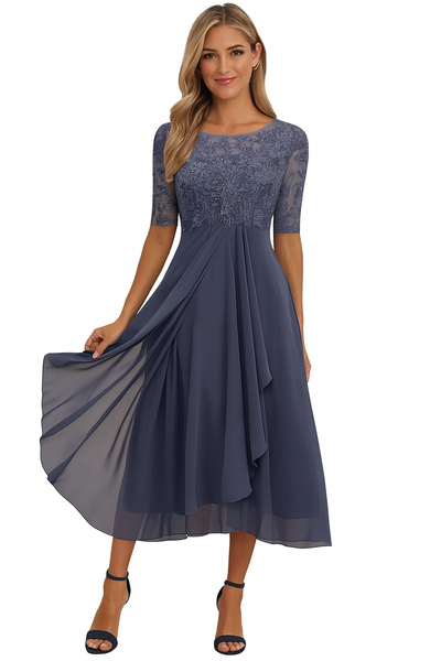Vestido Midi Greta Evasé para Verano