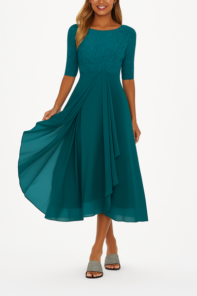 Vestido Midi Greta Evasé para Verano