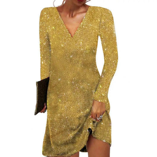 Vestido Jessica Cruzado Elegante con Escote en V