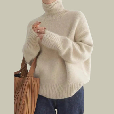 Jersey Martina de Cuello Alto en Lana Merino