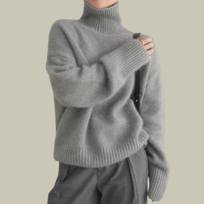 Jersey Martina de Cuello Alto en Lana Merino