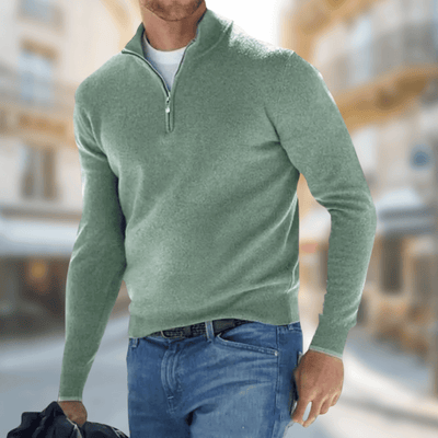 Jersey Casual Roland con Cuello de Cremallera