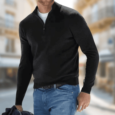 Jersey Casual Roland con Cuello de Cremallera