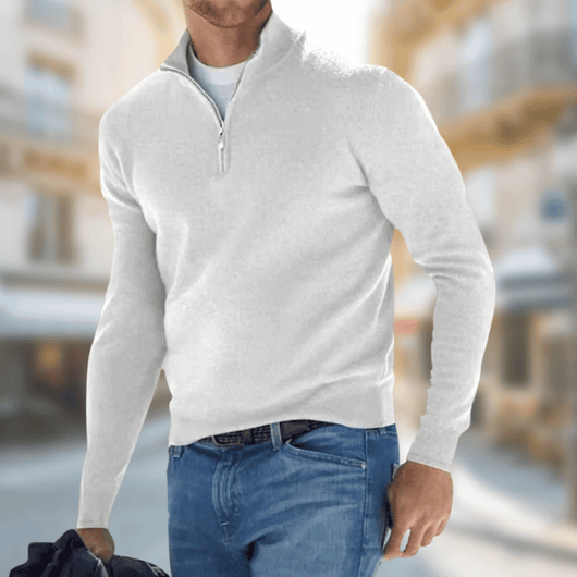 Jersey Casual Roland con Cuello de Cremallera