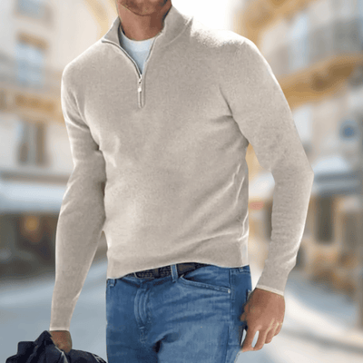 Jersey Casual Roland con Cuello de Cremallera