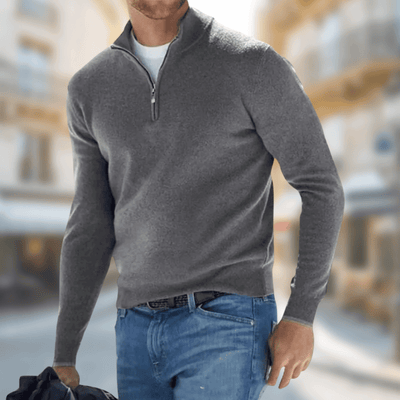 Jersey Casual Roland con Cuello de Cremallera