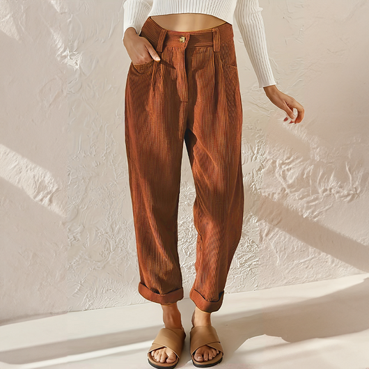Pantalón Kerstin Ancho de Talle Alto para Verano