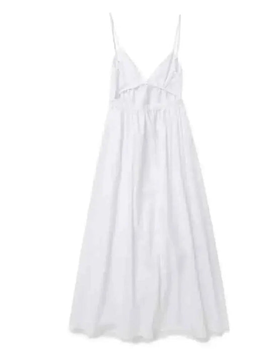 Lauren | Vestido Midi Blanco Elegante