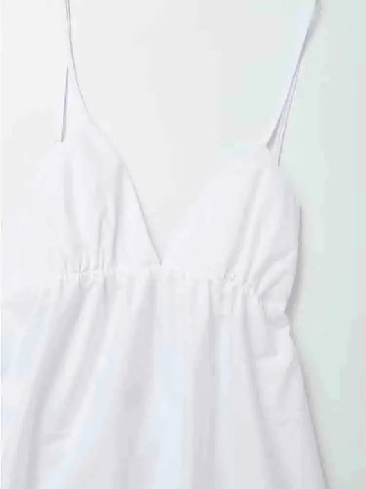 Lauren | Vestido Midi Blanco Elegante