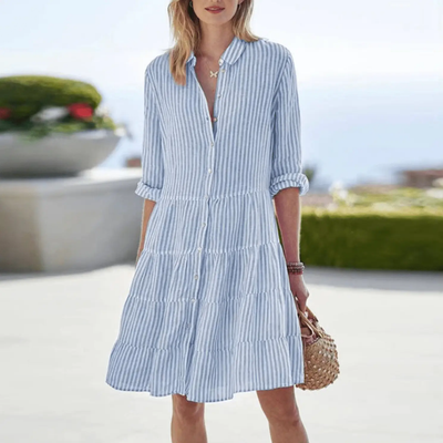 Vestido de Verano Evasé Favorecedor