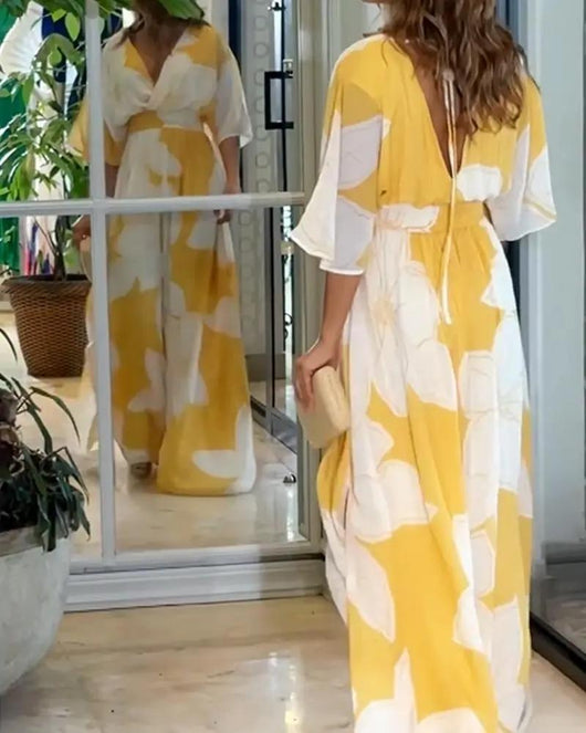 Demi | Vestido Maxi Floral Ligero