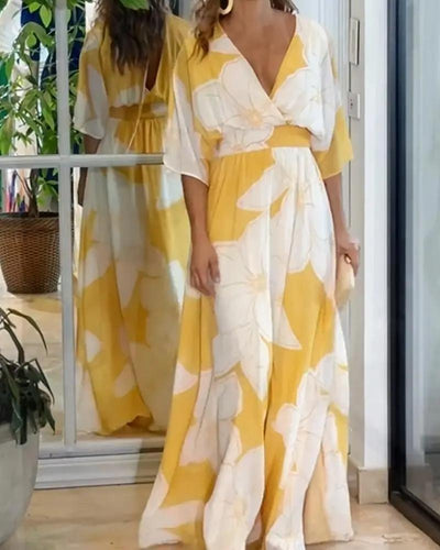 Demi | Vestido Maxi Floral Ligero