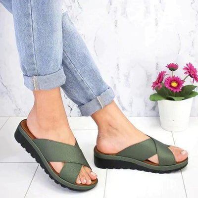 Sandalias Christa de Verano Estilo Ortopédico
