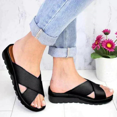 Sandalias Christa de Verano Estilo Ortopédico
