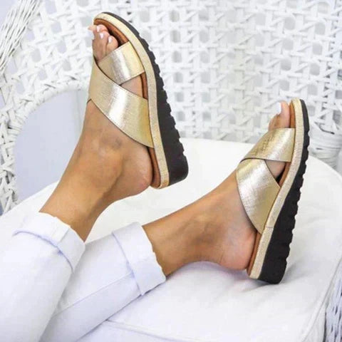 Sandalias Christa de Verano Estilo Ortopédico