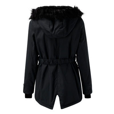 Parka Larga Andrea con Capucha