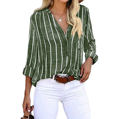 Blusa Natascha Rayas Casual de Verano