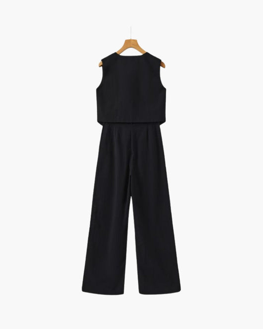 Classy Lady - Conjunto de Lino Dos Piezas
