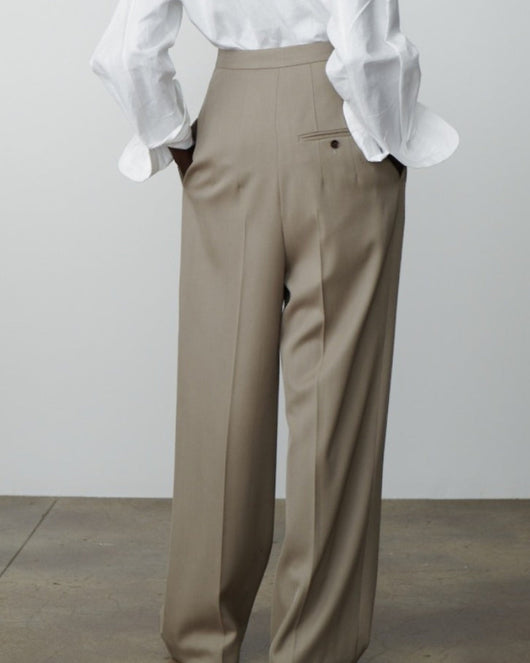 Pantalón de Lana Oversize