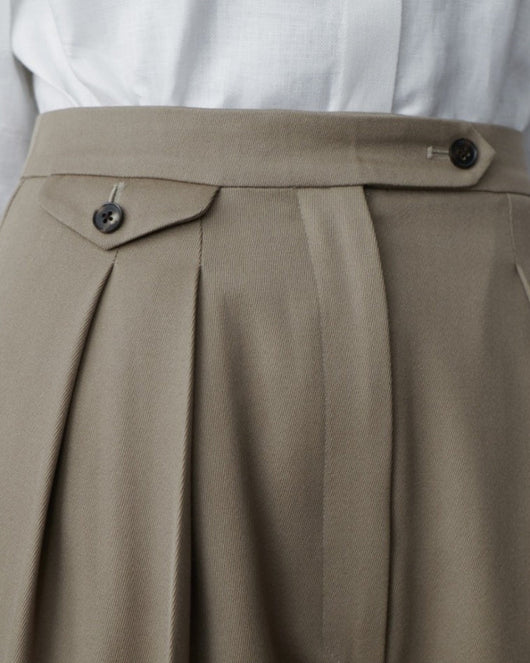 Pantalón de Lana Oversize