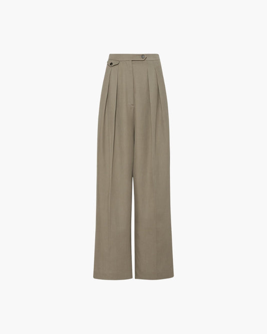 Pantalón de Lana Oversize