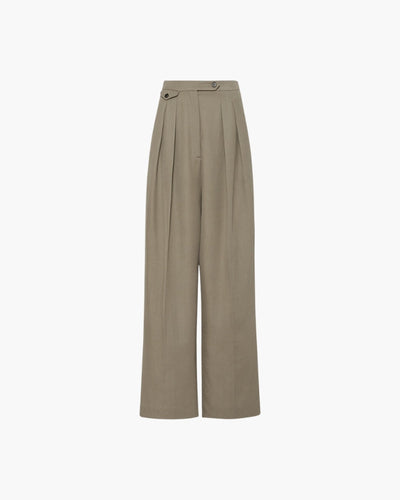 Pantalón de Lana Oversize