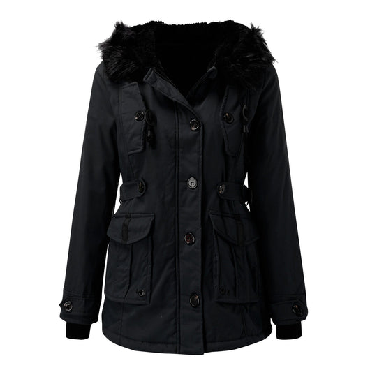 Parka Larga Andrea con Capucha