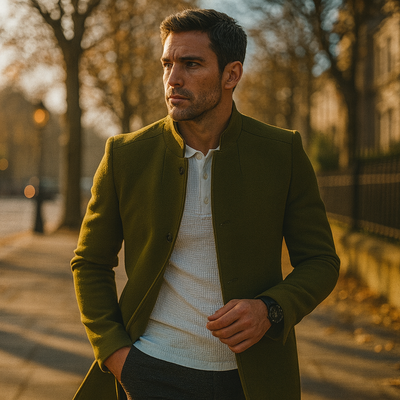 Abrigo Elias Casual de Primavera con Estilo
