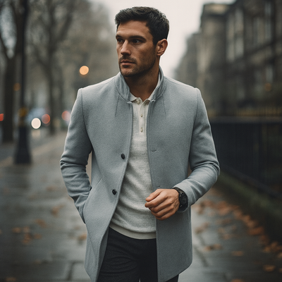 Abrigo Elias Casual de Primavera con Estilo
