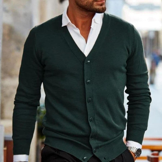 Cárdigan Markus de Cuello en V Business Casual